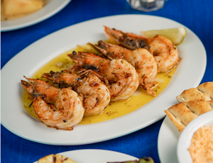 Langostinos A La Parrilla